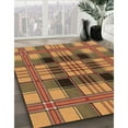 thumbnail image 3 of Ahgly Company Machine Washable Indoor Round Transitional Orange Area Rugs, 6' Round, 3 of 7