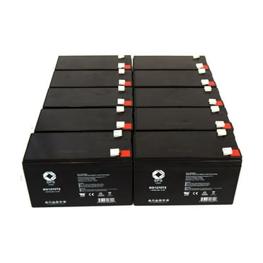 SPS Brand 12V 7 Ah Replacement Battery (SG1270T2) for APC RBC5 UPS (10 PACK)