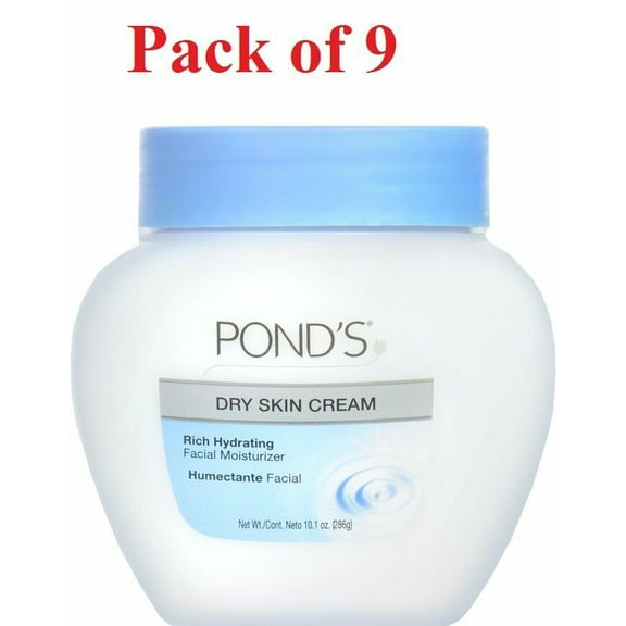 Pond's Facial Moisturizer Rich Hydrating Dry, Oily Skin, 10.1oz, 9-Pack