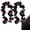 #B-2pc, variant on Halloween Garland, Artificial Black Garland Hanging Vine Artificial Floral Vines, 5.6FT Gothic Fall Garland, Spooky Halloween Decor for Mantel Porch Staircase, Dark Aesthetic Wall Ornament