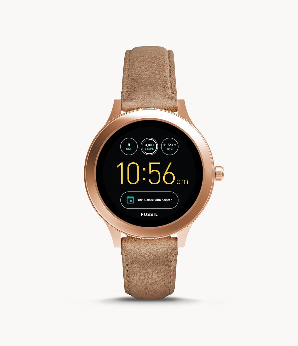 fossil q venture rose gold