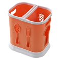 thumbnail image 1 of Utensil Holder Cutlery Caddy Two Grids For Home Kitchen Fork Spoon Tableware Organisers, 1 of 3