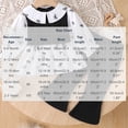 thumbnail image 3 of asjyhkr Fall Outfits for Kids Girls 2 Piece Vacation Casual Tops Ribbed Flare Leg Pants Birthday Clothes for Daily Wear(18-24 Months,Black), 3 of 6