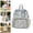 Blue, variant on Horplkj Kawaii Ita Bag, Pin Display Backpack, Aesthetic Large Capacity Travel Backpack Purse with Clear PVC Window and Water-resistant Daypack for Women