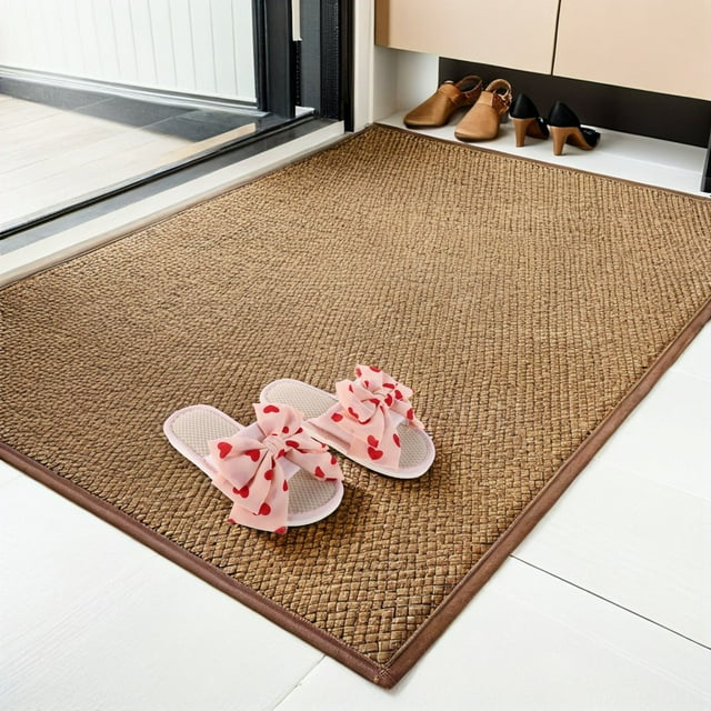 unbranded Sandalias Abiertas De Lino Para Mujer Con Detalle De Moño Y Suela Antideslizante