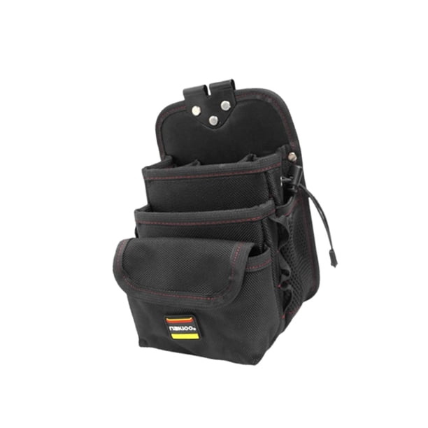 Bolsa de herramientas Bolsa de cinturón para herramientas de hardware Bolsa de herramientas resistente al desgaste con múltiples compartimentos Trabajo Bolsa de herramientas estilo A