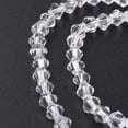 thumbnail image 3 of 20Strand Transparent Glass Beads Strands Faceted Bicone Clear 2.9~3.3x2.5mm Hole: 0.7mm 145~150pcs/strand 16.34~16.54 inch(41.5~42cm), 3 of 4
