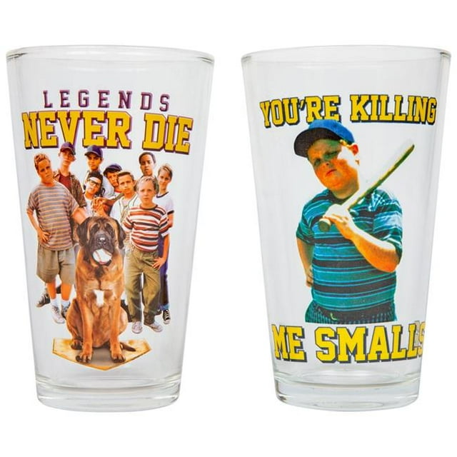 Sandlot 815297 Sandlot Légendes & Smalls Pinte Verre Pub Set&44; Pack de 2