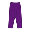 thumbnail image 5 of Balery Purple print Women's Pajama Pants,Ultra Lightweight Pjs,Lounge Pant-Medium, 5 of 9