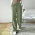 thumbnail image 2 of UJNDER Women's High Waist Corduroy Wide Leg Pants Straight Trousers Plus Size Casual Wear GN2 S, 2 of 8