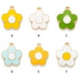 thumbnail image 3 of Jumpingount Pendientes de mujer colgante flor de Metal boda Festival fiesta decoración de moda DIY fabricación de joyas para damas Ropa, zapatos y accesorios Miscelánea Rosa Jumpingount AP015951-02, 3 of 6