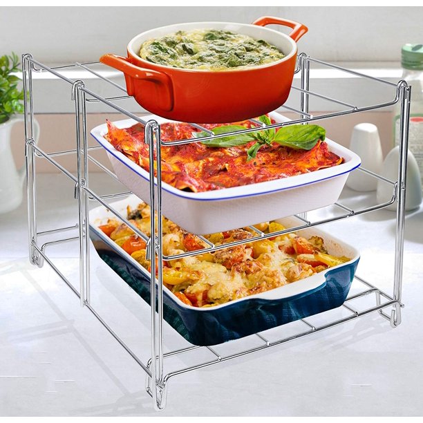3 Tier Oven Baking And Cooling Rack, Three level oven rack made of