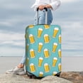 thumbnail image 7 of Disketp Beer Elastic Travel Luggage Cover Travel Suitcase Protective Cover For Trunk Case Apply To 18''-32'' Suitcase Cover-Large, 7 of 7