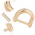 thumbnail image 5 of CIMAXIC 4PCS D-Rings with Closing Screw Shackle Key Holder DIY Purse Replacement Strap Clip,0.94"X0.83"X0.2", 5 of 5