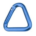 thumbnail image 1 of Triángulo Mosquetón Campamento Senderismo Llavero Snap Clip Gancho Hebilla (Azul Oscuro), 1 of 8