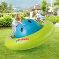 thumbnail image 2 of OLAKIDS 8FT Inflatable Dome Rocker Bouncer, Outdoor Kids Giant Roll and Play Seesaw Rocker with 6 Secure Handles, Max Weight 250 LBS, Toddlers Climbing Game Toy Backyard Play Center Equipment, 2 of 9