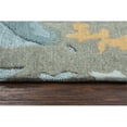 thumbnail image 3 of Alora Decor Flare 5' x 8' Abstract Blue/Grey/Teal/Gold Hand-Tufted Area Rug, 3 of 4