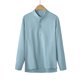 thumbnail image 1 of pstuiky Camisas suaves de manga larga para hombre, Blusas de cuello redondo, sueltas, informales, cómodas, lisas, de manga larga, para hombre tops de invierno para hombre xxxl, 1 of 3