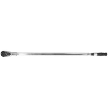 K Tool International KTI72176A 0.75 in. Drive Adjustable Ratcheting Torque Wrench, 100-600 ft.