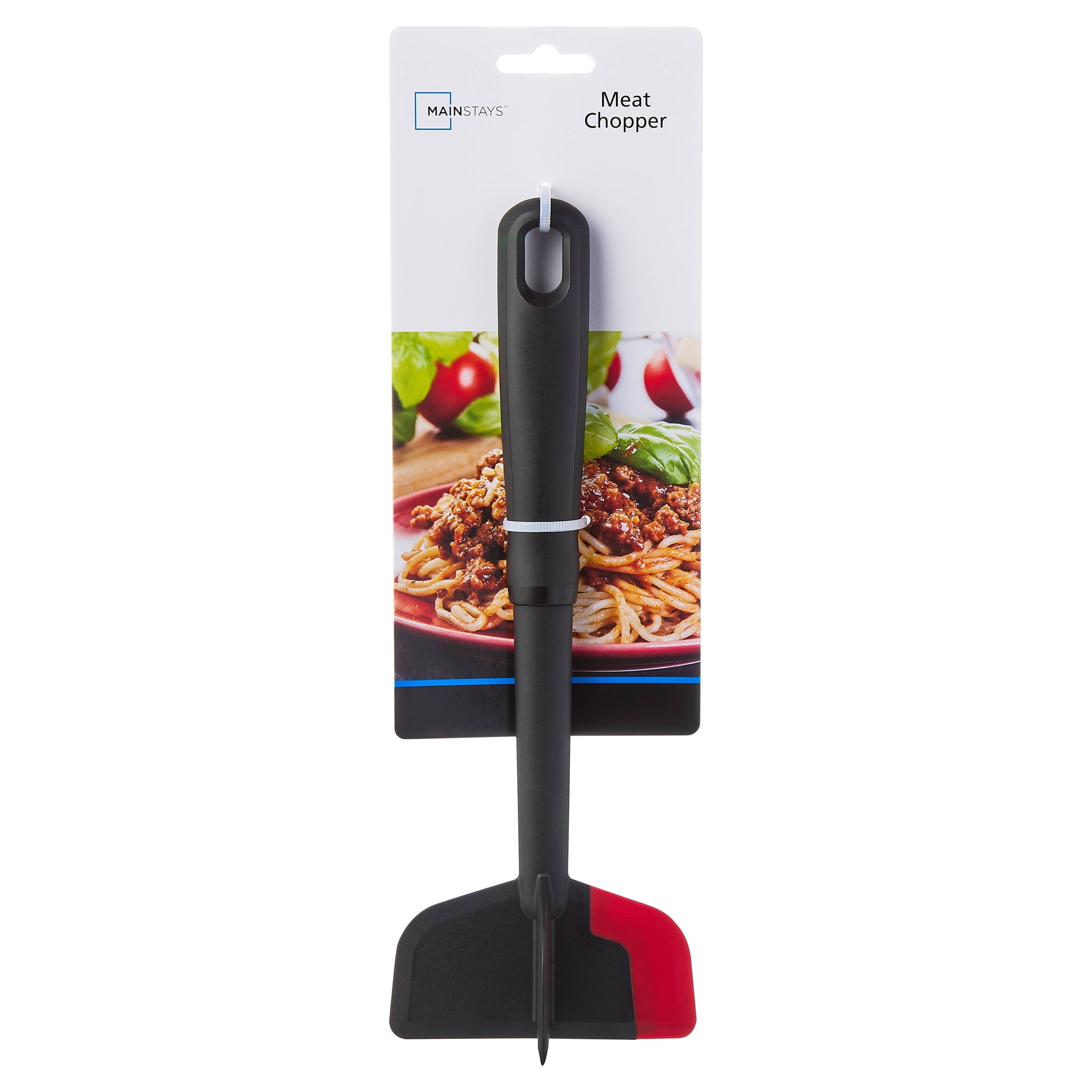 Mainstays Silicone Meat Masher and Chopper, Black