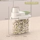 thumbnail image 2 of Recipiente Hermético para Alimentos, Sellado y A Prueba de Humedad, con Medidora, Gran Capacidad, 1800 Ml, Color Verde., 2 of 5