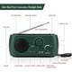 thumbnail image 3 of Linterna de radio con manivela de emergencia, radio LED solar AM/FM con cable USB, cargador de camping para antorcha de emergencia Sincero Electrónica, 3 of 5