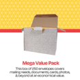 thumbnail image 3 of Envelope School Smart Sans Fermoir 10x13 cm Kraft Brun (Lot de 250), 3 of 9