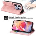 thumbnail image 2 of Funda Tipo Billetera para Xiaomi Redmi Note 14 4G Carcasa Abatible con Porta Tarjetas, Bolsillo para Efectivo, Soporte Ajustable, Cierre Magnético y Correa de Muñeca Rosa, 2 of 6