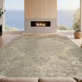 thumbnail image 2 of Design&I 3'x5' Ultra Soft Throw Mat, Vintage Faded Boho Farmhouse Delicate Fillers Kilim None Fluffy Washable Easy Care Indoor rug for Bedside Hallway, 2 of 7