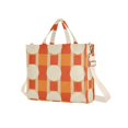 thumbnail image 7 of FORMRS Womens Corduroy Tote Bag Crossbody Shoulder Handbag with Pocket, Beige Geometric Circles, 7 of 7