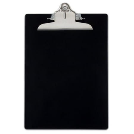 SAUNDERS 21603 Recycled Plastic Clipboard, Black