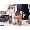 thumbnail image 3 of serony Countertop Chopsticks Water Draining Holder Large Capacity Flatware Storage Rack Organizer Basket for Kitchen, 3 of 6