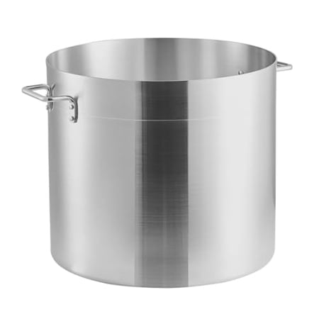Soro Essentials- 100 qt. Medium Weight Aluminum Stock Pot- 4mm Thickness Cooking Stock Pot for Pasta Soup Stew Pot Simmering Pot for Soup Seafood Stock Home Restaurant and Catering