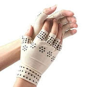 Magnetic Anti-Arthritis Pain Relief Fingerless Therapy Gloves