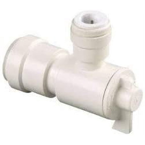 Watts Shut-Off Valve Angle, Quick-Connect 1/2 " X 3/8 " Bagged