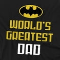 thumbnail image 2 of Batman T-Shirt Father'S Day World'S Greatest Dad Unisex Graphic Tee for Men & Women, 2 of 7