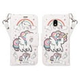thumbnail image 2 of For StraightTalk Samsung Galaxy J7 Crown (S767VL) Case Pu Leather Flip Wallet Case [ID&Credit Card Slots] Phone Cases&nbsp; - Unicorn Wings, 2 of 5