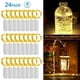 thumbnail image 1 of Guirnalda de luces LED de 10 luces, funciona con pilas, 10 LED, 1 m, resistente al agua, con alambre de cobre plateado, ideal para fiestas, bodas, tarros de cristal, manualidades, Navidad y bricolaje., 1 of 8