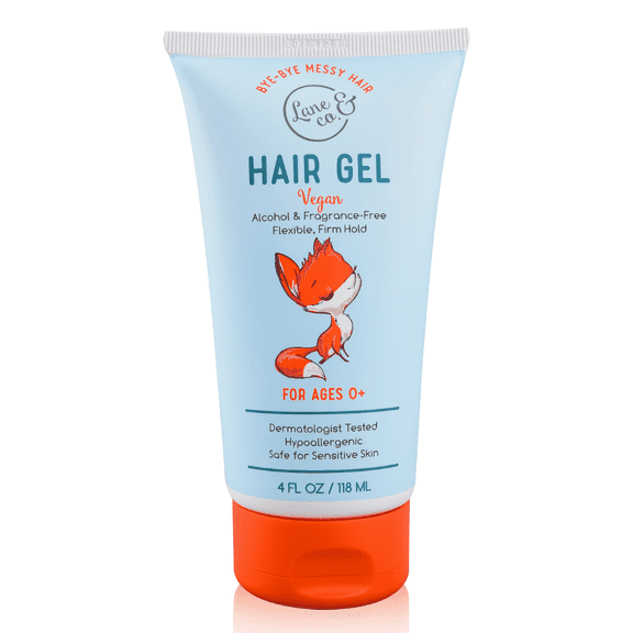 Lane & Co Hair Gel For Kids, Vegan, Fragrance-Free, Safe For Sensitive Skin