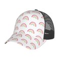 thumbnail image 7 of Picia Rainbow Pattern Trucker Hat,Baseball Cap,Sun Protection Cap,Stylish Headwear,Leisure Cap,Outdoor Sports Cap, 7 of 7