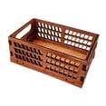 thumbnail image 4 of kusrkot Simulation 1/12 Scale Miniature Model Storage Basket Home Bedroom Ornaments Brown, 4 of 9
