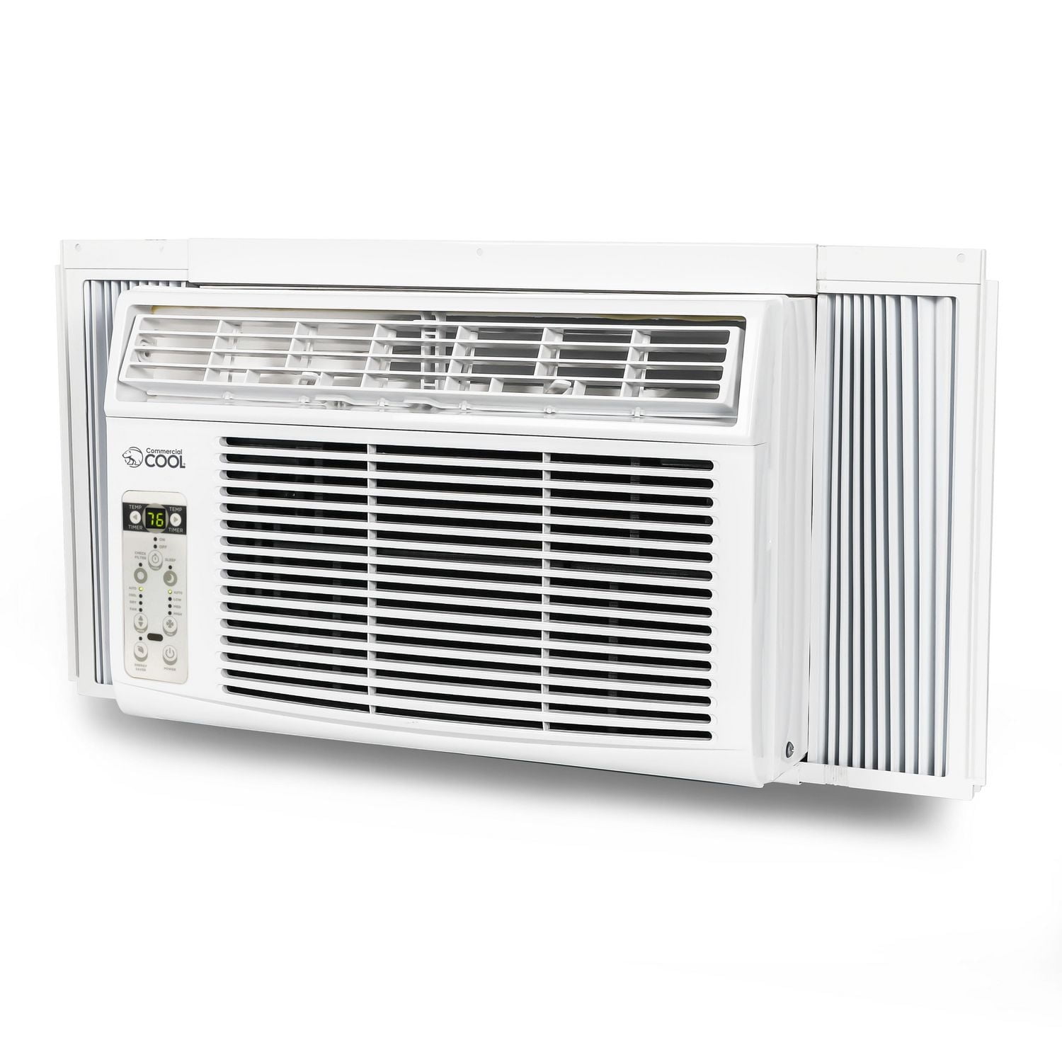 Commercial Cool 14,500 BTU Window Air Conditioner, Window AC with Full Function Remote Control and Electronic Thermostat, Air Conditioner Window Unit up to 700 Sq. Ft. with Energy Saver & Sleep Mode,