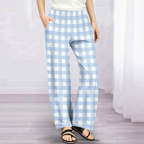 Piuwrlz Kids Sweatpants Girls Boys Long Loose Pants Loose Light Blue Size 9 Years