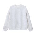 thumbnail image 3 of Grblisyd Girls Crewneck Sweatshirts Kids Fashion Loose Drop Shoulder Pullover Basic Long Sleeve Fall Winter Clothes, 3 of 6