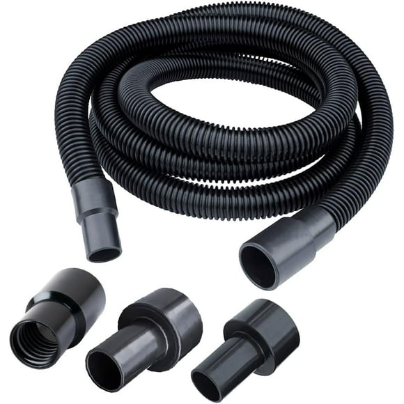 70175 10 Ft. Dust Collection Hose Kit with 5 Fittings for Woodworking Power Tools Home and Wet/Dry Shop Vacuums