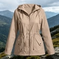 thumbnail image 4 of Perfectbot Women's Hiking Jacket Drawstring Waist Water-Repellent Windproof Outdoor Activities Jacket, 4 of 8