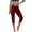 Red, variant on Luvior Women’s High Waist Capri Yoga Pants – Stretchy Side Pocket Workout Leggings, Breathable Casual Fitness Bottoms for Daily Wear BU1 XXXL