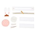thumbnail image 3 of 1 juego de suministros para hacer bolsos de hombro de cuero sintético, costura artesanal, artesanía en cuero. Blanco, 3 of 5