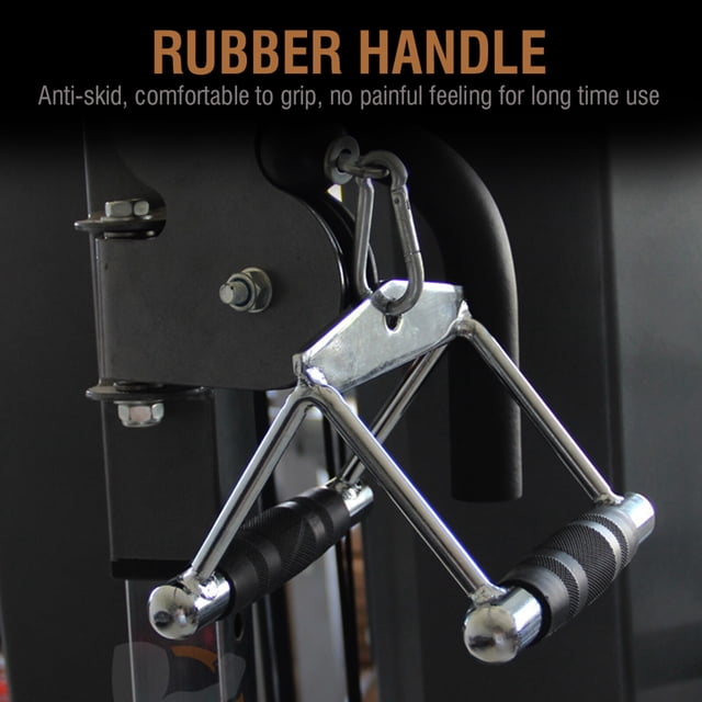 Accesorio De Cable De Ejercicio De Entrenamiento De Gimnasio Con De Barra Triangular De Acero Duradero