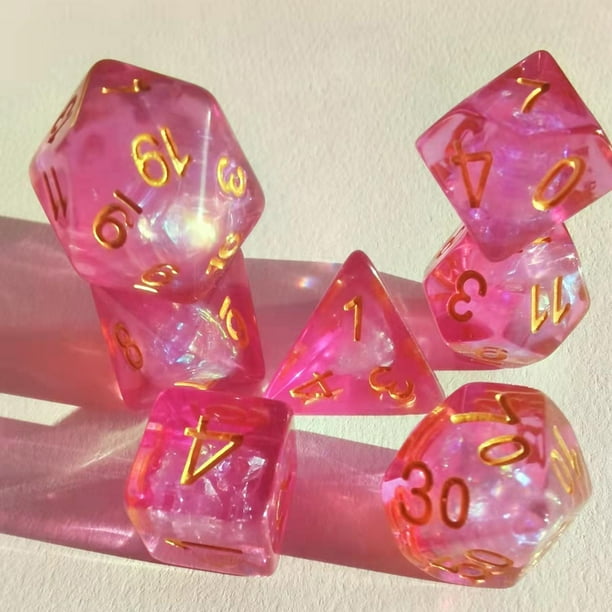 Dados DND hechos , D8 D10 D% D12 D20 Dados de entretenimiento de dados D de MTG s Púrpura Yotijar Dados DND